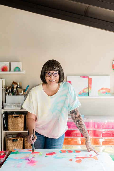 Sara Purves Art-Toronto portrait, headshot, lifestyle and personal branding photographer for creatives, painters, artists, Sara Purves painter-Alice Xue Photography