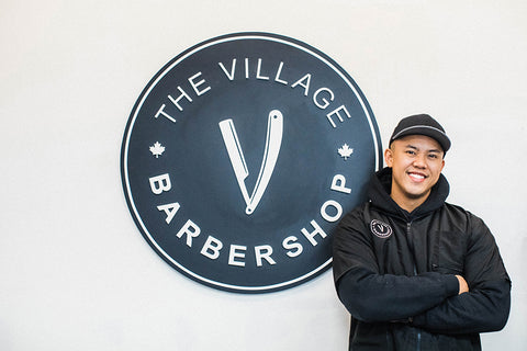 Futurpreneur-The Village Barbershop portrait photography shot for Futurpreneur Canada, small business branding photography-Alice Xue Photography